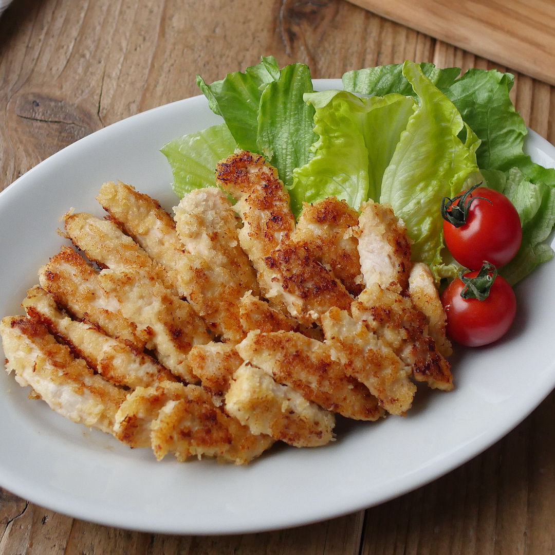 サクッとやわらか♬胸肉のスティックチキン