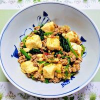 簡単ランチに♪納豆たぬき丼