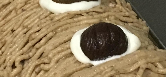 市販の甘栗で簡単！本格モンブランケーキ