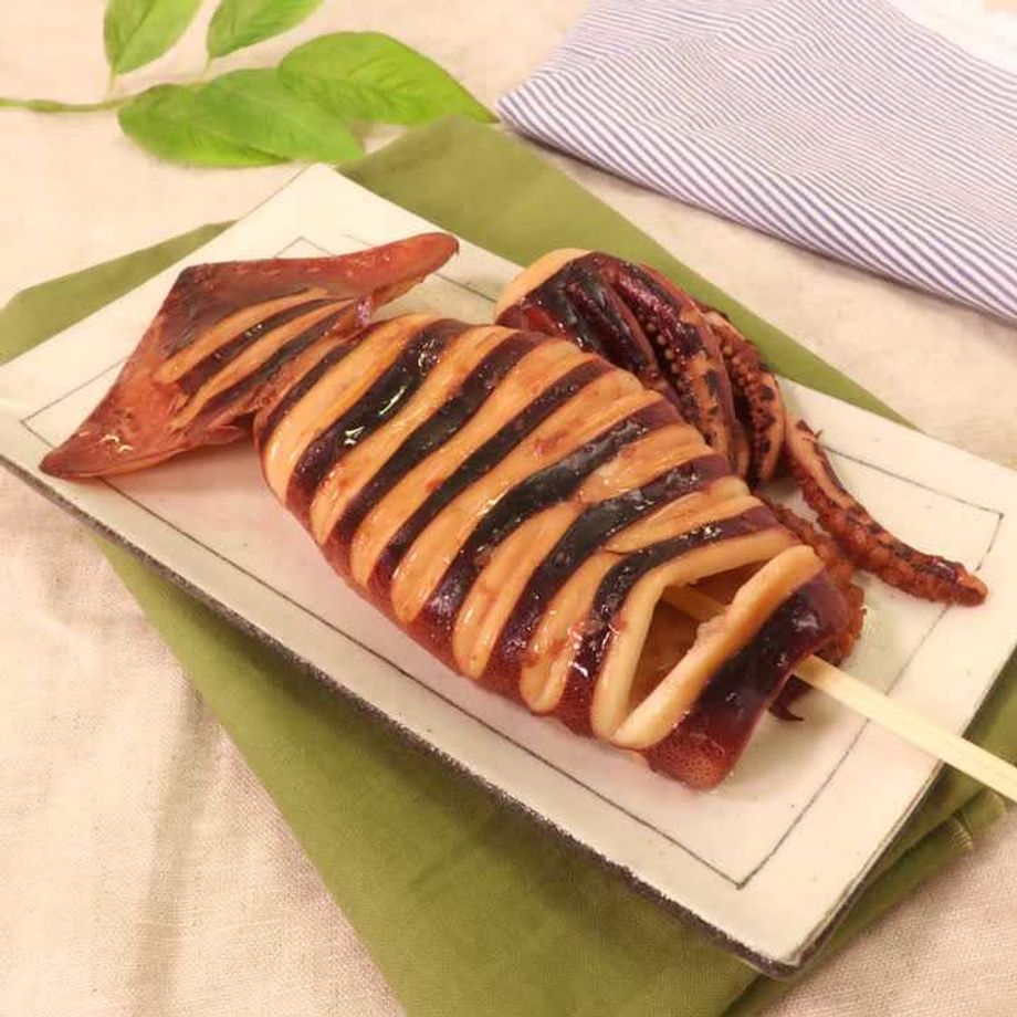 いかのポッポ焼き 野菜添え