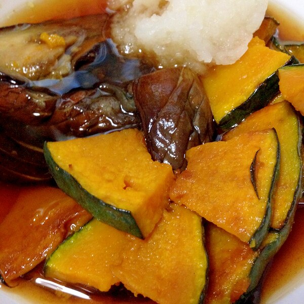 あとひと品にはこれ！なすとかぼちゃの焼き浸し