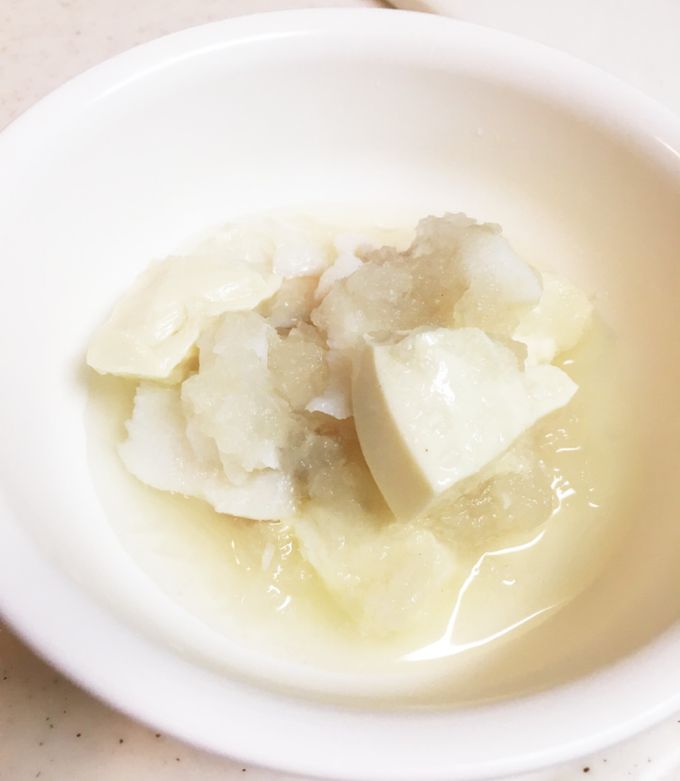 離乳食中期 タラと白菜の煮込み鍋