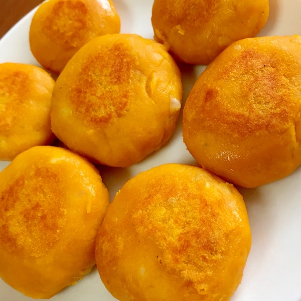 低カロリーで満足なかぼちゃチーズ餅のレシピ🎃