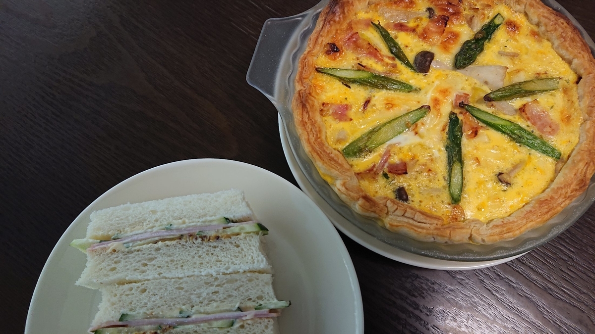 レシピ動画 サーモンとアスパラのキッシュ ADERIA Cerabake タルトM