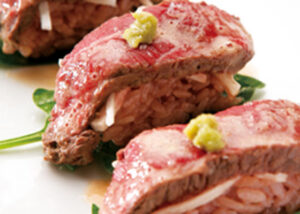 牛腿肉のステーキ ロッシーニ風フランス料理 フレンチ レシピ、イタリアンレシピ 赤ワイン煮込みなど家庭でできるレシピ