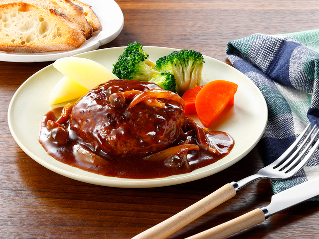 煮込みハンバーグ ソースが絶品！お肉柔らか♡デミグラス風♪