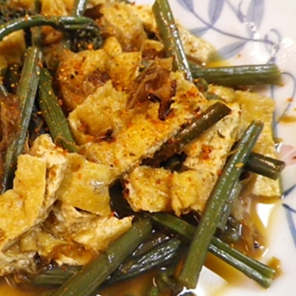 蕨と油揚げの煮物豆助 美味しいレシピ和風総本家TVO テレビ大阪