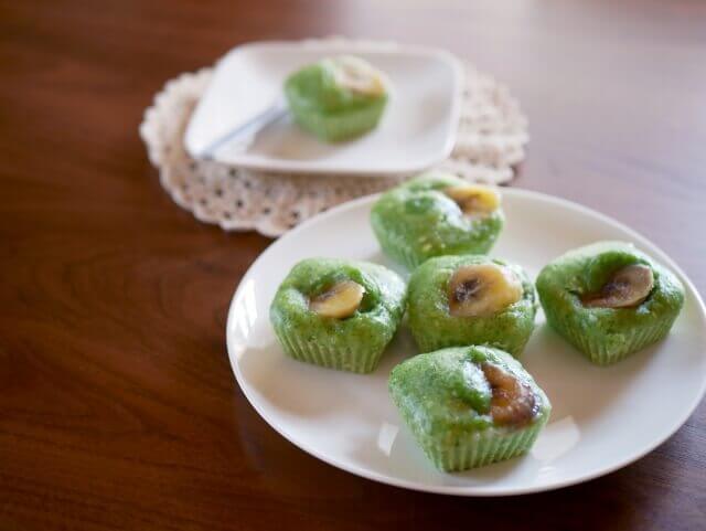 レンジで3分もちふわ米粉蒸しパン。グルテンフリー！卵なし