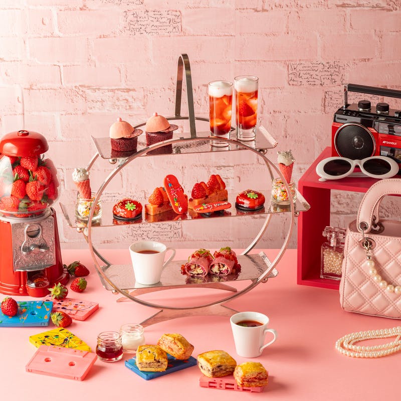 パステルピンク＆ブルーの“キュート”なスイーツは女子必見！ストリングス流“プリンセスローマ体験”は写真映え必至！「プリンセスアフタヌーンティー～ローマの休日～」販売株式会社ツカダ・グローバルホールディングのプレスリリース