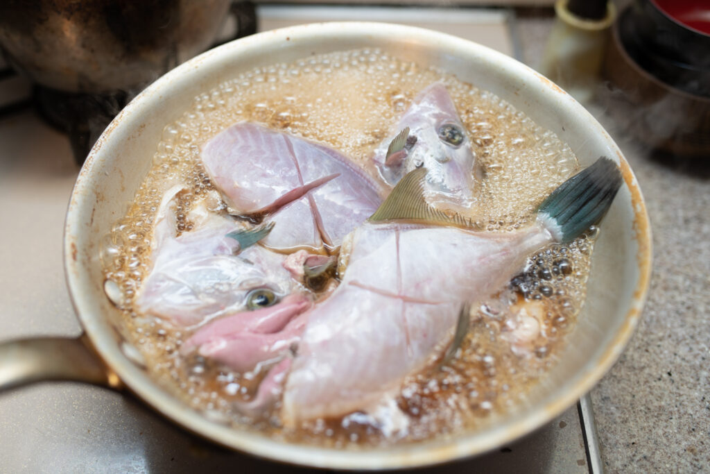 味がよく染みた♪ ウマヅラハギの煮付け