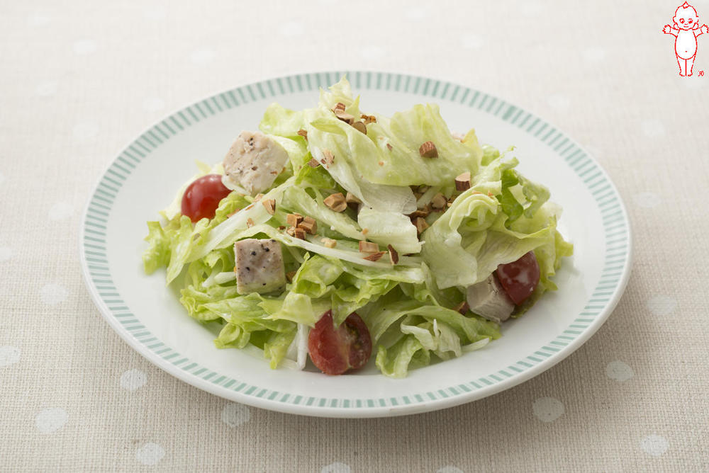２種のレタスとチキンのサラダ