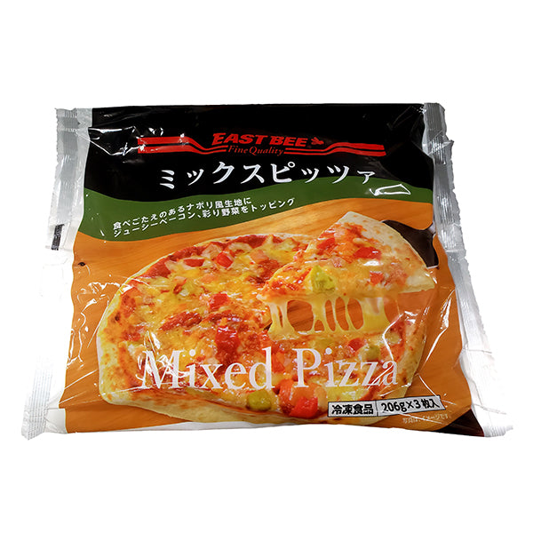 EASTBEE ミックス ピッツァ 206g×3枚ピザpizza冷凍ピザペパロニチーズ4984183022430A-プライスA-プライスオンラインショップ