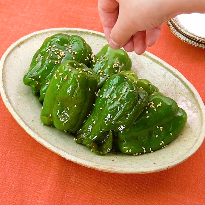 まるごとピーマンのレンジおひたし - 顔が見える食品