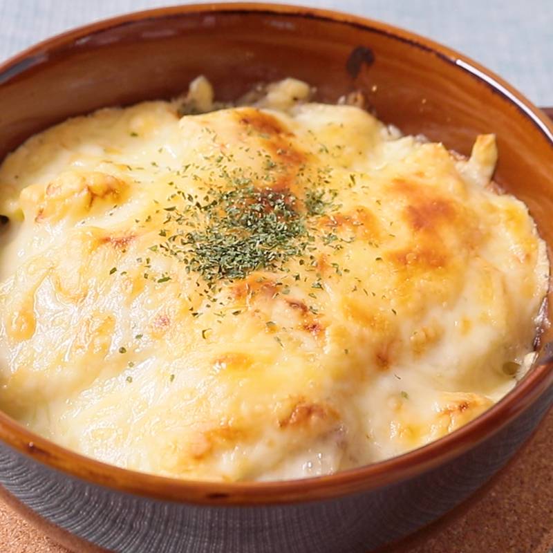 モッツァレラチーズ入りヘルシーグラタン – 北海道日高乳業株式会社