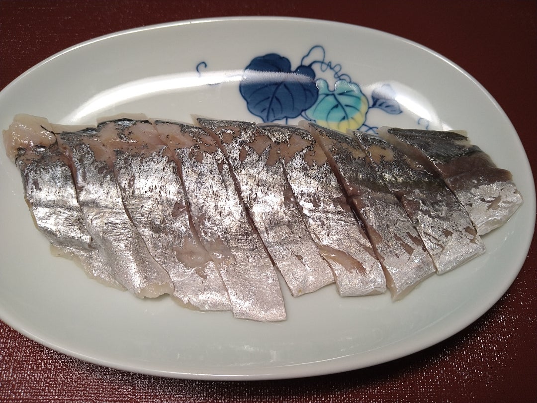 あじの昆布じめ