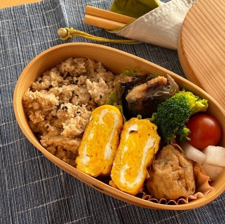 オートミールでお弁当1