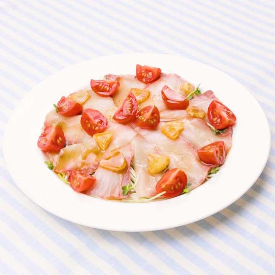 激安魚で最強の一品『ツバスのごまだれカルパッチョ』