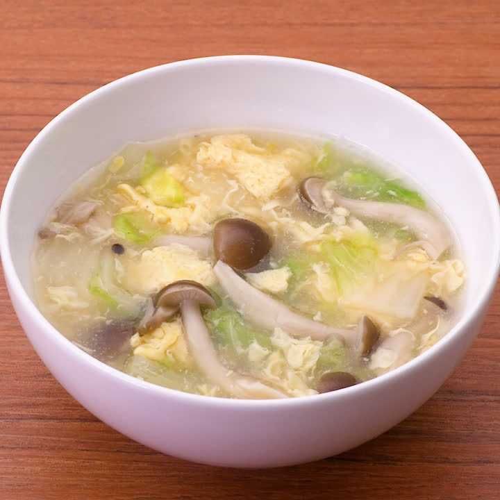 簡単 体が温まる、白菜とベーコンのだしスープ - YouTube