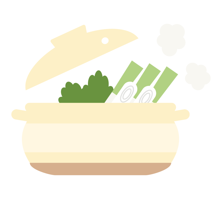 すき焼き鍋のイラスト無料のフリー素材 イラストエイト