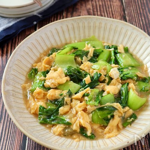 「豚肉とチンゲンサイのオイスター煮」の献立