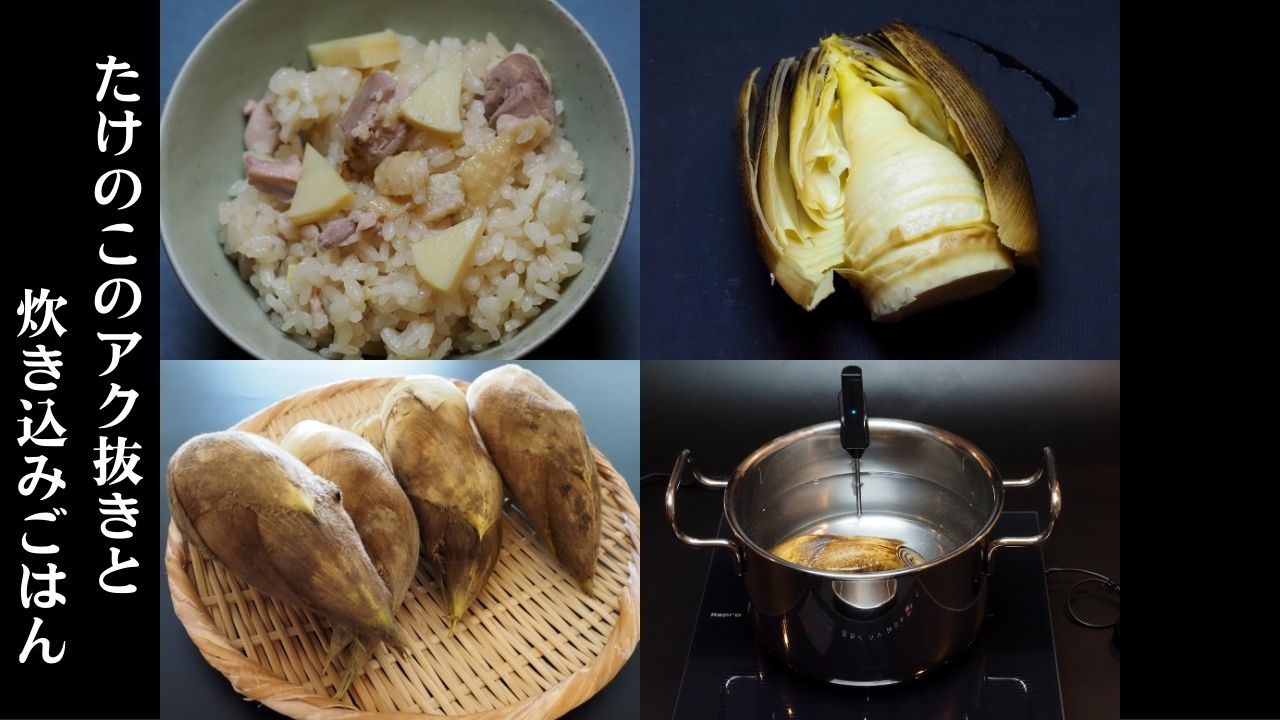 タケノコの下茹ではお米でOK!しらいのりこ ごはん同盟