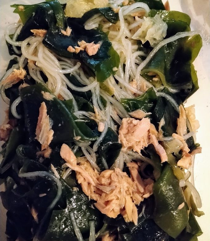 わかめとえびの春雨サラダしそ風味