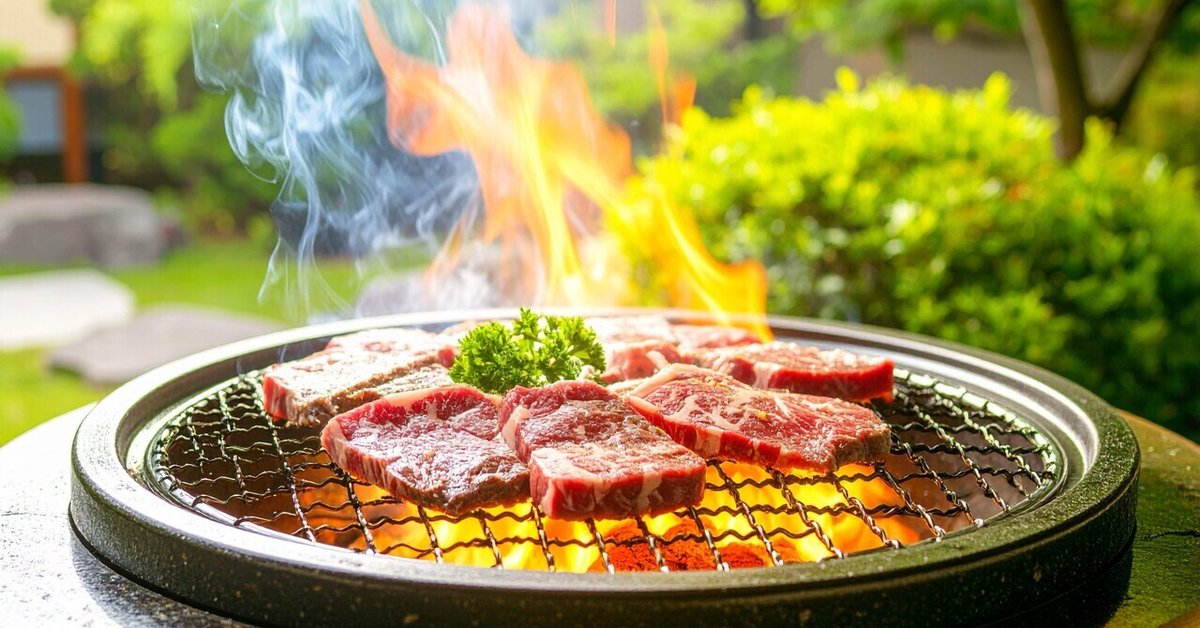 お庭で七輪バーベキュー – カズマデザイン外構・庭づくりとグラフィックのアトリエ