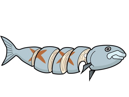 焼き魚定食 さんま のイラスト素材85444587- PIXTA