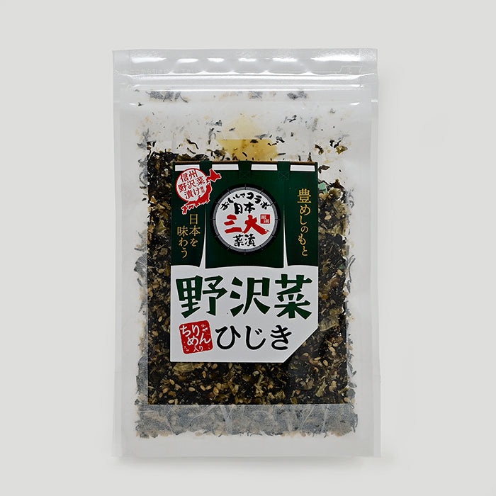 野沢菜ちりめん 500g- 築地 西山水産