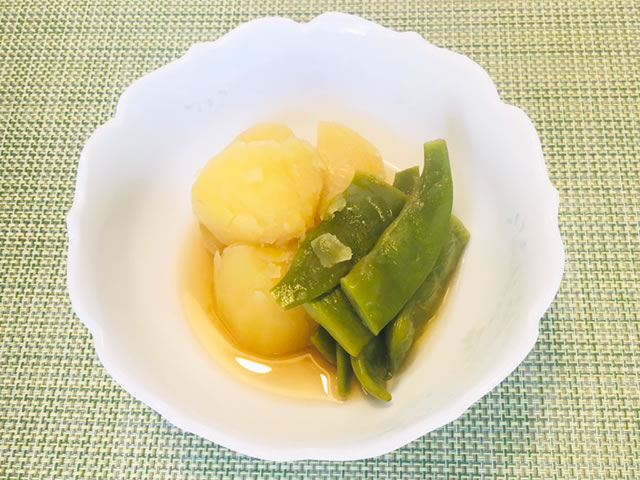 めんつゆで簡単 じゃがいもと厚揚げの煮物