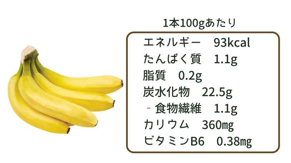 バナナのタンパク質量・栄養素について解説！プロテインと摂取したときの栄養素も解説