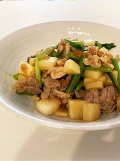 レシピ シャキシャキこくウマ♬豚こまと長芋のスタミナ炒め♬ - しにゃごはん blog