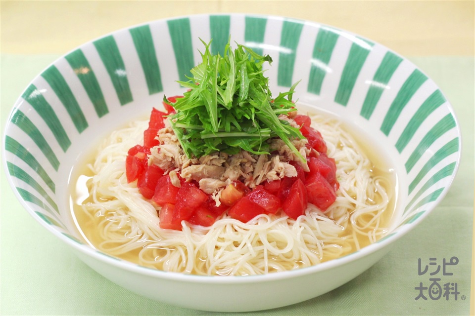 きのう何食べた？」再現レシピ＊佳代子さんのぶっかけそうめんつちだなごみ┃写実クロスステッチ作家
