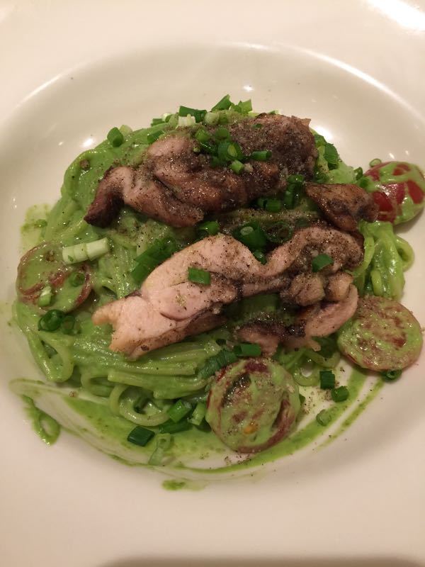 鶏むね肉のジェノバソテ