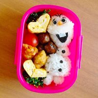 おら、オラフ弁当☃アナと雪の女王❄︎キャラ弁