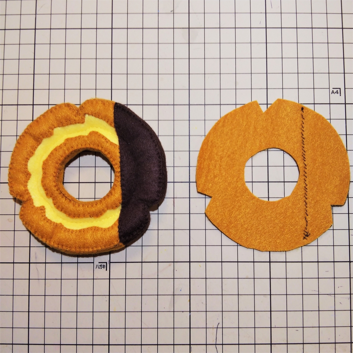 フェルトで遊ぼう♪フェルトドーナツの作り方 プレーンドーナツver. ハンドメイドの作り方・アイデア暮らしニスタ