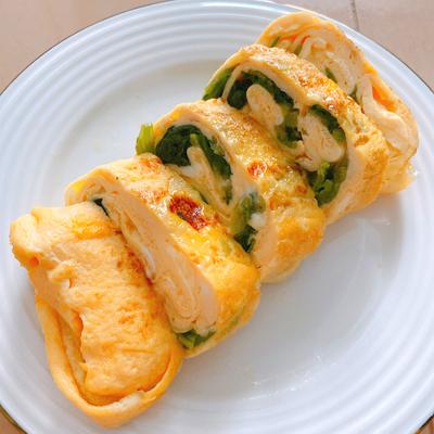 ほうれん草とひじきの焼きチーズ