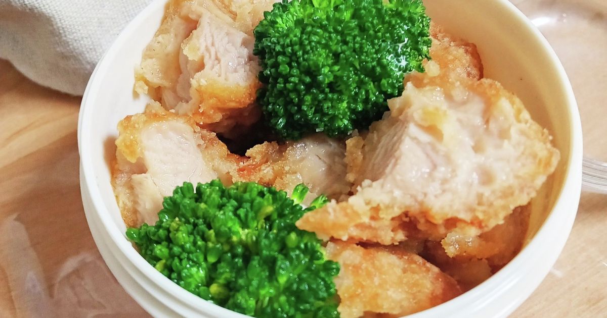 ブロッコリーと厚揚げの甘辛レンジ煮