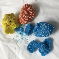 ダイソーのこむぎねんどキジとら