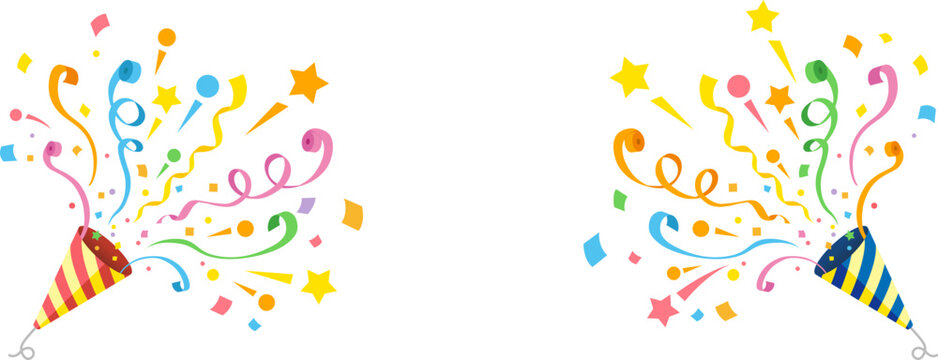 クラッカーのフリー素材 大サイズ