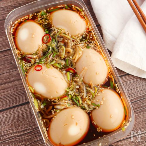 簡単つまみ!!うずらの煮卵の作り方 食テロASMR