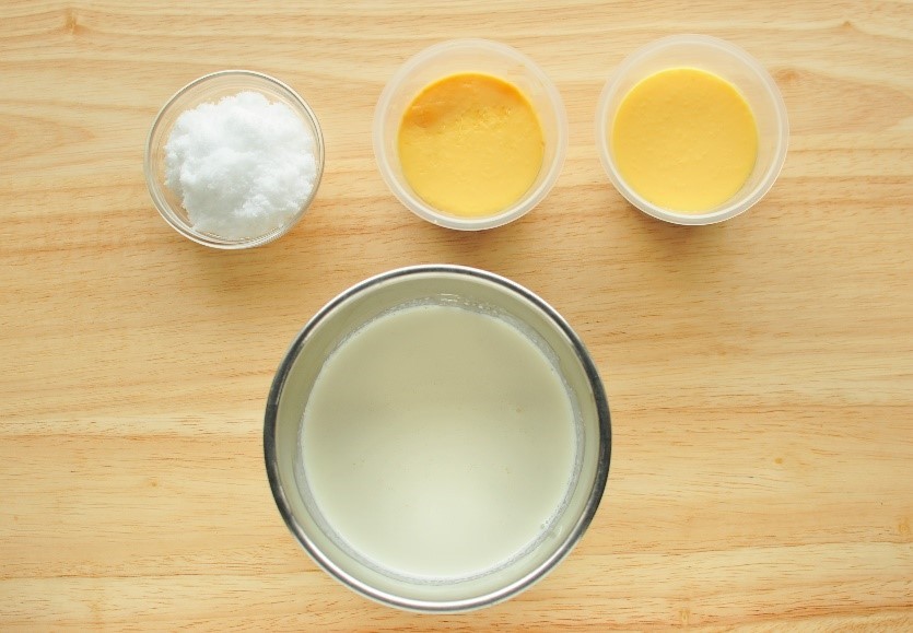 市販のプリンで☆アイスクリーム