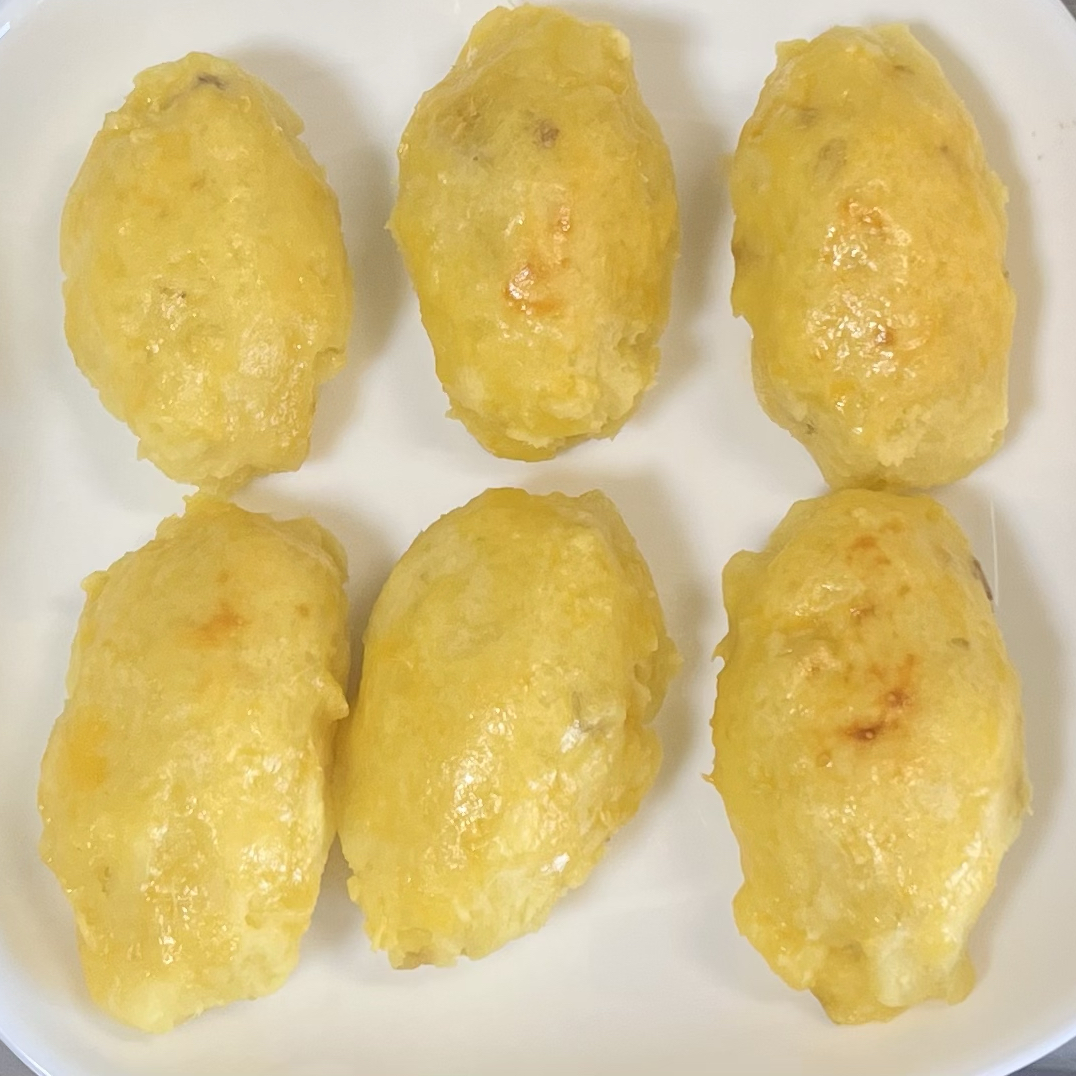 電子レンジとトースターで簡単スイートポテト