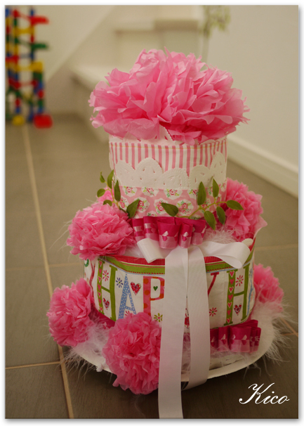 お祝いにピッタリ☆ おむつケーキの作り方 手順13その他その他 アトリエハンドメイドレシピ 作り方 と手作り情報サイト