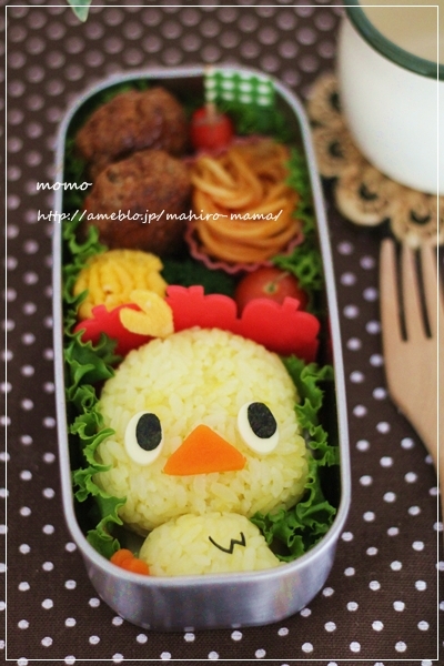 キャラ弁 ひよこちゃん弁当: 鳥黄の作ってみたですよ♪
