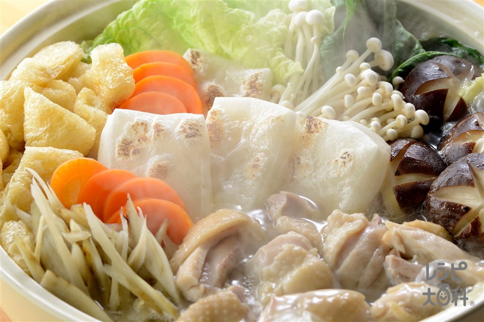 あっさりとしたやさしい塩味で野菜をたっぷりいただく「塩ちゃんこ鍋」レシピ・作り方MY LIFE RECIPE