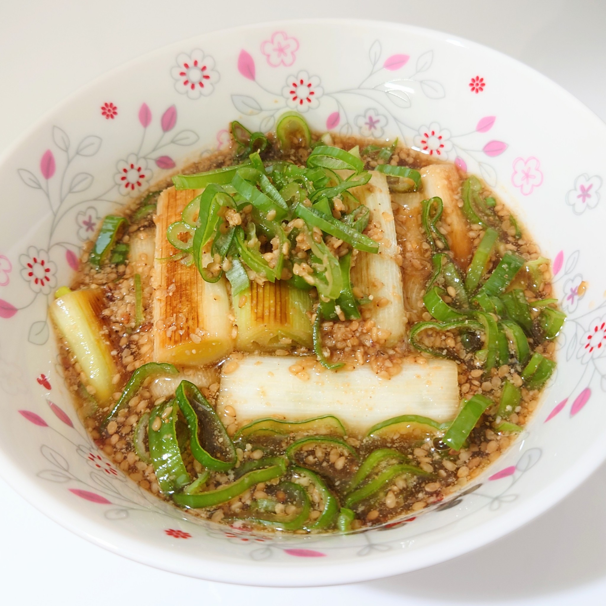 簡単レンジ！おつまみになる副菜, なす✖️ねぎ✖️鰹節のお浸し