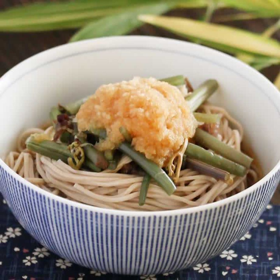 冷”山菜おろしそば レシピ・作り方 by tententen48 - 楽天レシピ