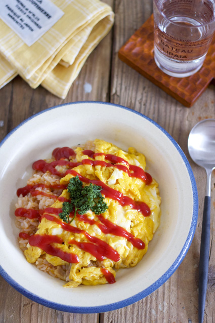 我が家のコンソメオムライス