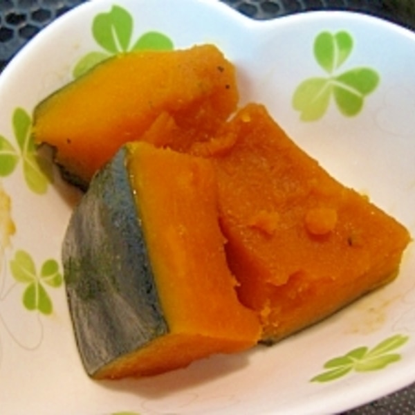 冷凍かぼちゃと新玉ねぎの煮物